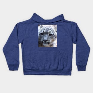 Snow Leopard Kids Hoodie